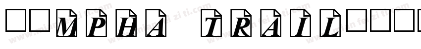 sympha trail字体转换